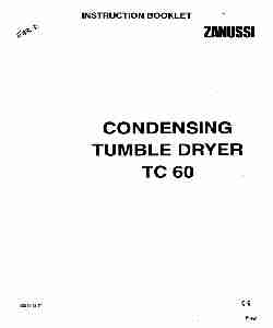 Zanussi Clothes Dryer TC60-page_pdf